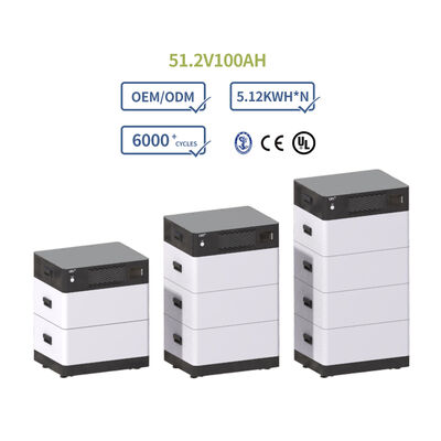 Dobra cena System magazynowania energii słonecznej 10 kWh 15 kWh 20 kWh 51,2 V 80 A Akumulator litowo-żelazowo-fosforanowy z certyfikatem CE UL online
