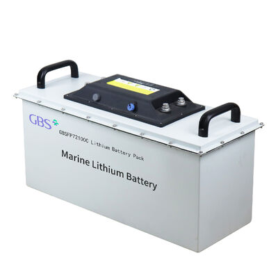 Dobra cena GBS Przenośne wodoodporne baterie łodzi 200Ah Energia słoneczna Lifepo4 Liquid Marine Battery 3000 cykli online